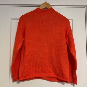 NWT Philosophy Orange Sweater